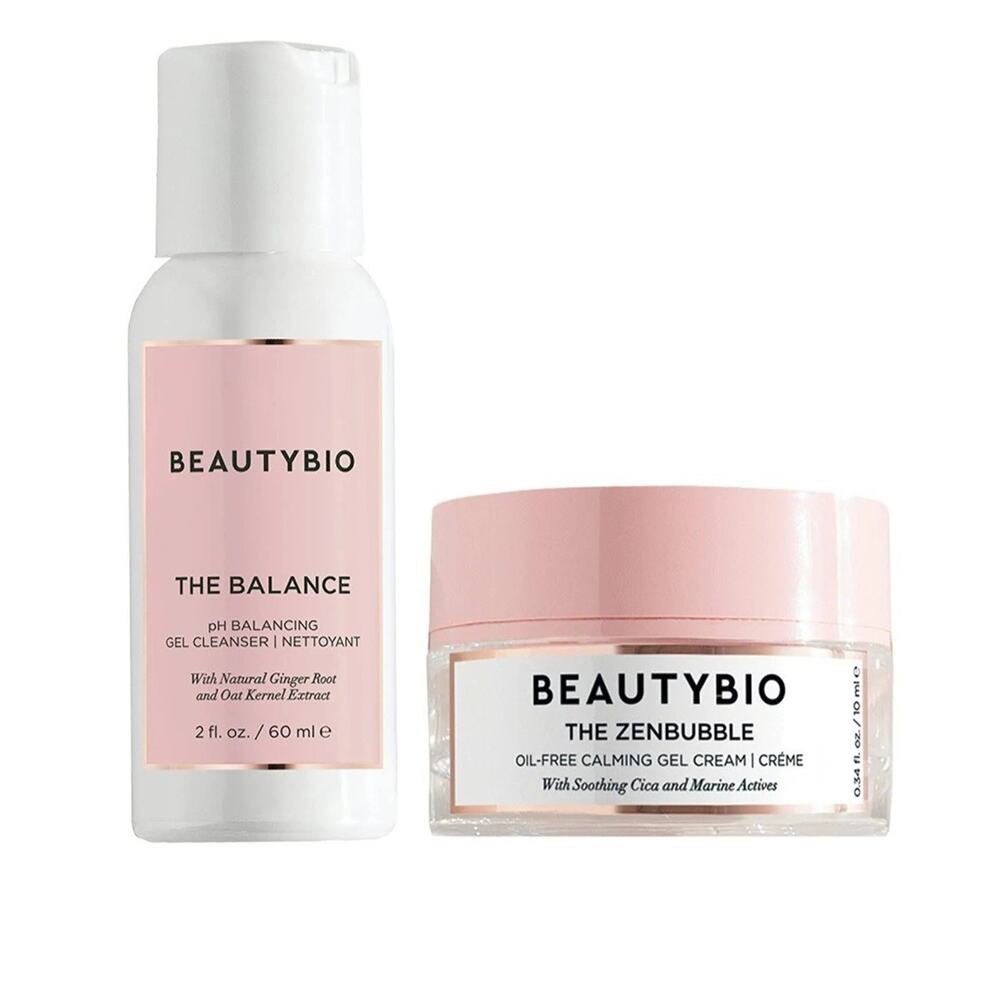 BEAUTYBIO Cleanse Clarify Kit Balances PH Reduces Wrinkles Breakouts Free Ship